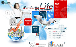 工作网页素材