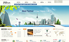 樓房網(wǎng)頁素材
