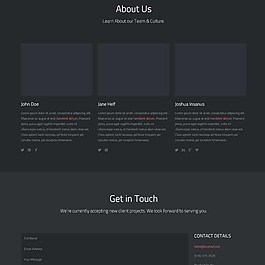 作品展示HTML5网站模板