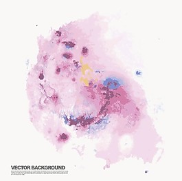畫水彩背景矢量03