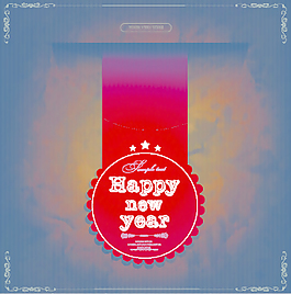 2014新年標簽矢量