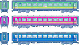 列車的設(shè)計元素矢量圖02