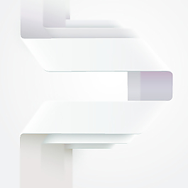 白絲帶矢量背景03