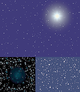 星空背景矢量