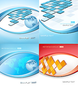 業務技術背景矢量集