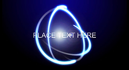 光影環(huán)繞字體特效視頻