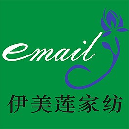伊美蓮標(biāo)志清新背景海報家紡