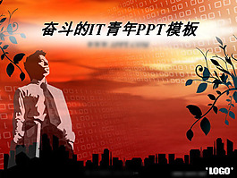 奮斗的IT青年PPT