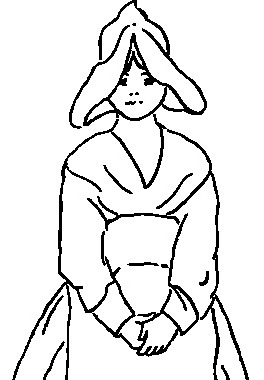 荷蘭女孩在服裝藝術剪輯