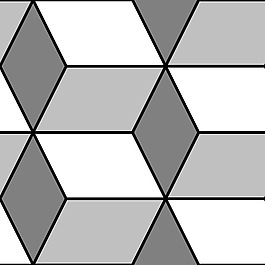 钻石立方体1图案剪辑艺术