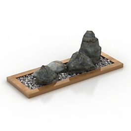 微型假山珠寶模型