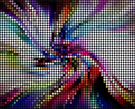 燦爛的霓虹顏色的背景圖像06矢量