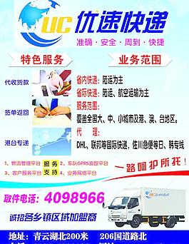 優(yōu)速快遞海報(bào)圖片