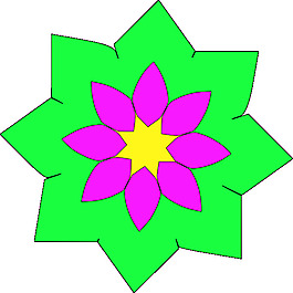 幾何花形的剪輯藝術