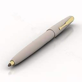 高档笔的三维模型