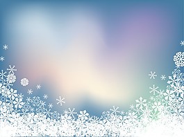 雪花背景素材图