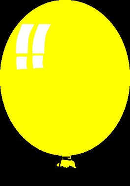 氦氣球的剪貼畫