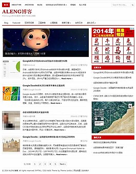 簡潔時尚wordpress漢化主題