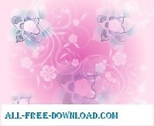 粉紅色的花朵背景