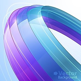 彩帶背景矢量素材5