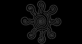 線條太陽動態(tài)特效
