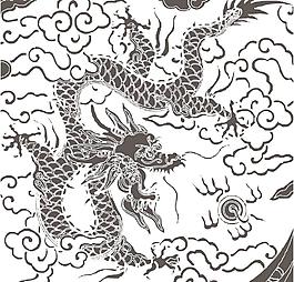 傳統文化中國龍圖案