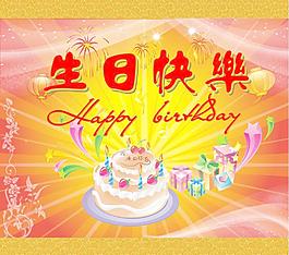 生日快樂海報(bào)
