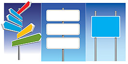 道路標(biāo)志矢量素材
