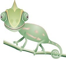 變色龍矢量