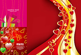 一個(gè)美麗的情人節(jié)矢量素材3要素