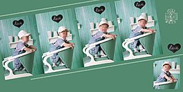 兒童攝影模板模板下載