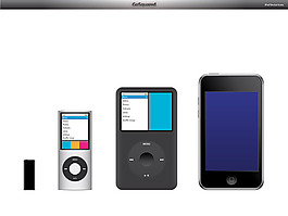 iPod系列矢量素材