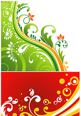 2款实用时尚花纹矢量素材