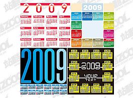 4年度2009矢量素材