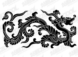 經(jīng)典的中國(guó)龍矢量素材