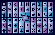 蓝色矢量图标