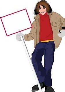 冬天的男孩