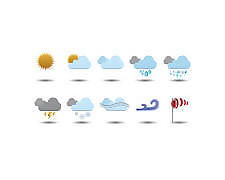 天氣anotherwebstorm矢量圖標