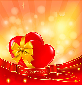 浪漫的valentine39s天矢量元素
