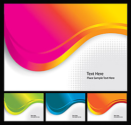 的時尚動感線條背景矢量