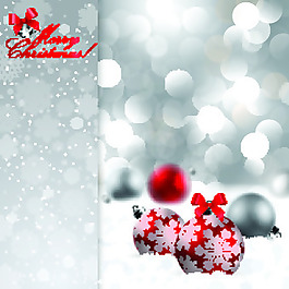 水晶圣誕球和球矢量