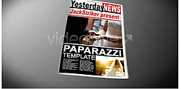 雜志翻開效果AE模板