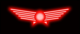 發(fā)光的航空標(biāo)志的剪輯藝術(shù)