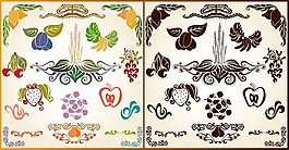 花纹图案矢量图