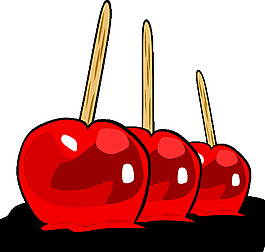 蘋(píng)果蜜餞剪貼畫(huà)