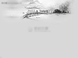 暗淡水墨PP