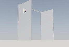 金屬門2 x 100 x 200厘米