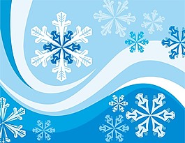雪花矢量图