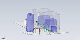 地下的空氣壓縮機的布置