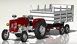 carreta AGRí可樂basculante馬諾斯6T